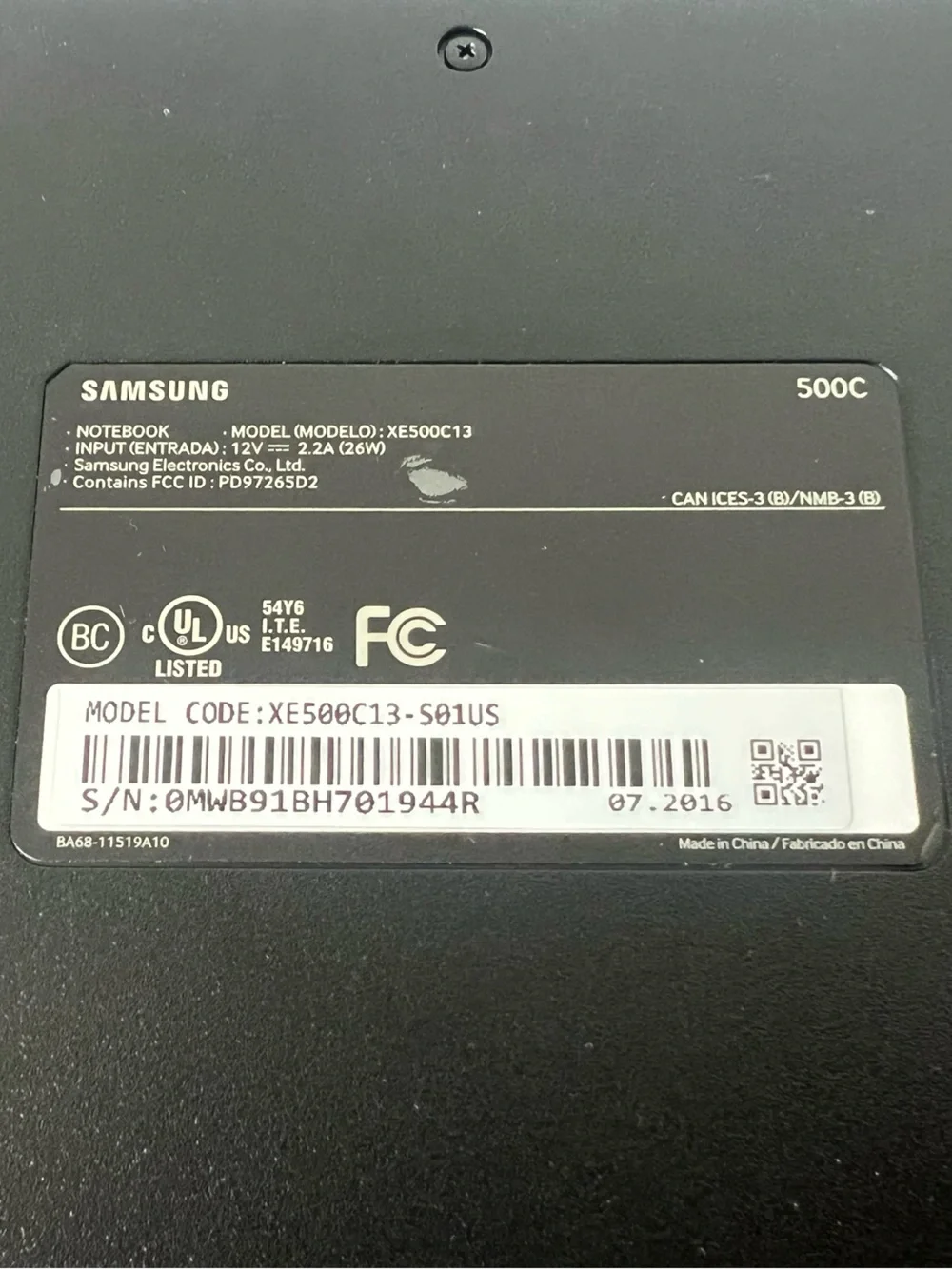 Samsung Chromebook 3 Laptop ChromeOS Lightweight Basic